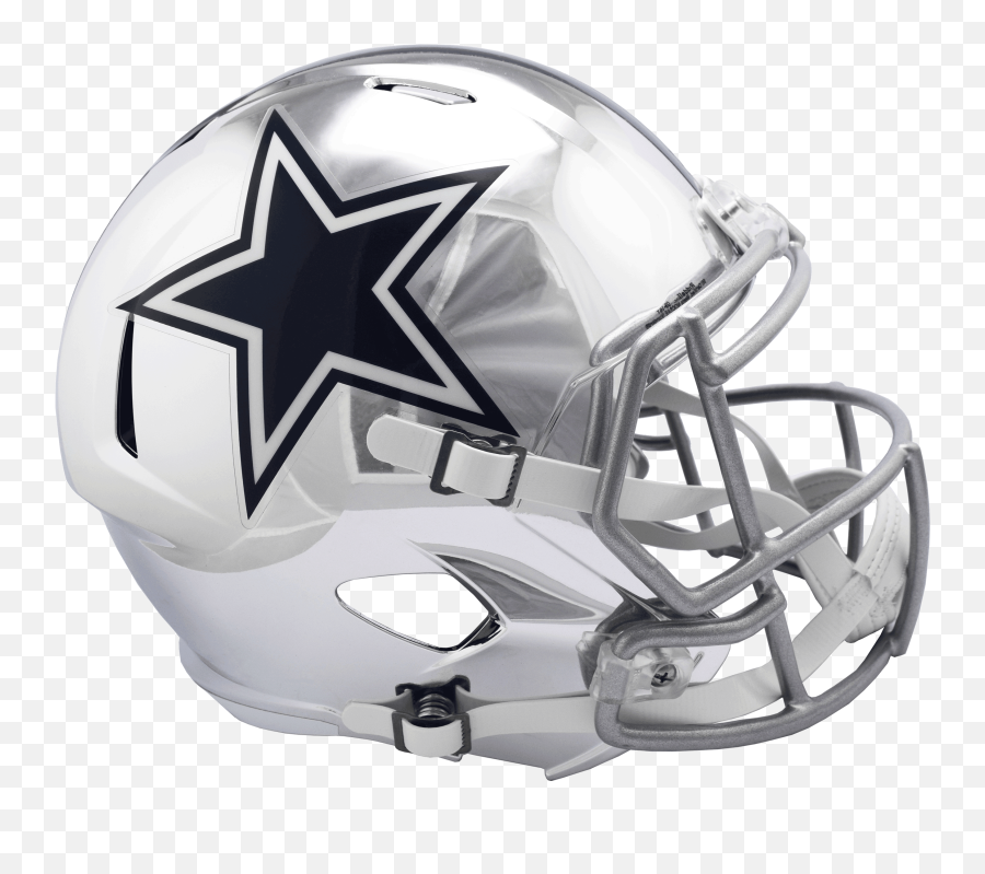 Chrome Alternate Replica Helmet Png - Dallas Cowboys Helmet Logo Transparent,Dallas Cowboys Logo Transparent Background