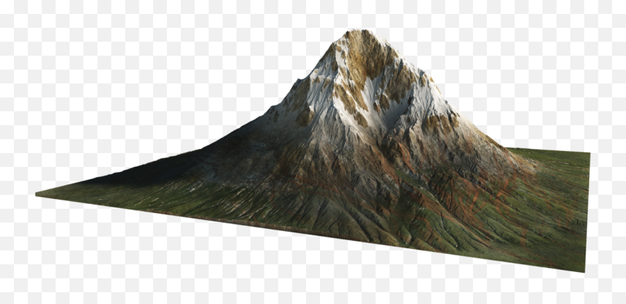 Fun Pics Images - Real Volcano With White Background Png,Mountains Png