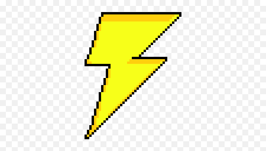 Lightning Bolt Pixel Art Maker - Pixel Art Lightning Bolt Png,Yellow Lightning Png