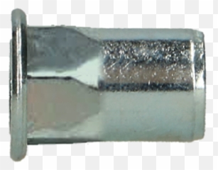 Blind Rivet Nut Flat Head M4x115 Zp - Pgbeurope Silver Png,Rivet Png