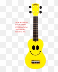Model - Usmile Yw Yellow Smiley Face Ukulele Full Size Mahalo Ukelele Png,Ukulele Png