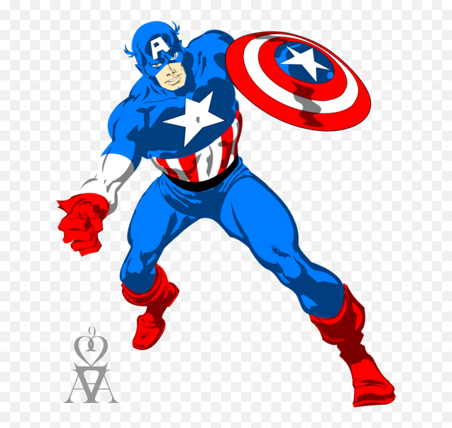 Captain America Vector Png - Capitan America Vector Free Captain America Vector Free,Captian America Logo