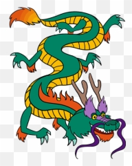 Cartoon Dragon Drawing Free Download - Chinese Dragon Drawing Easy Png,Cartoon Dragon Png