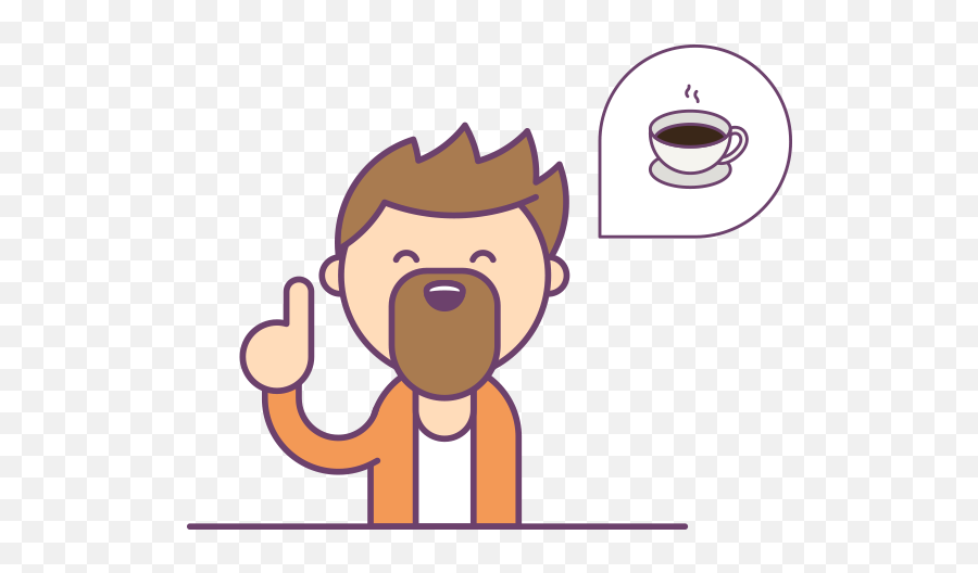 Order Your Coffee Like A Local - Garçon Coffee Cartoon Png,Coffee Clipart Transparent