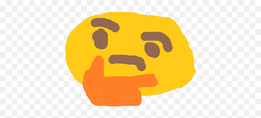 Discord Emoji Png Art - Thonk Discord Emot Transparent,Thinking Emoji Png