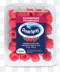 Fresh Raspberries Ocean Spray - Raspberry Png,Raspberries Png