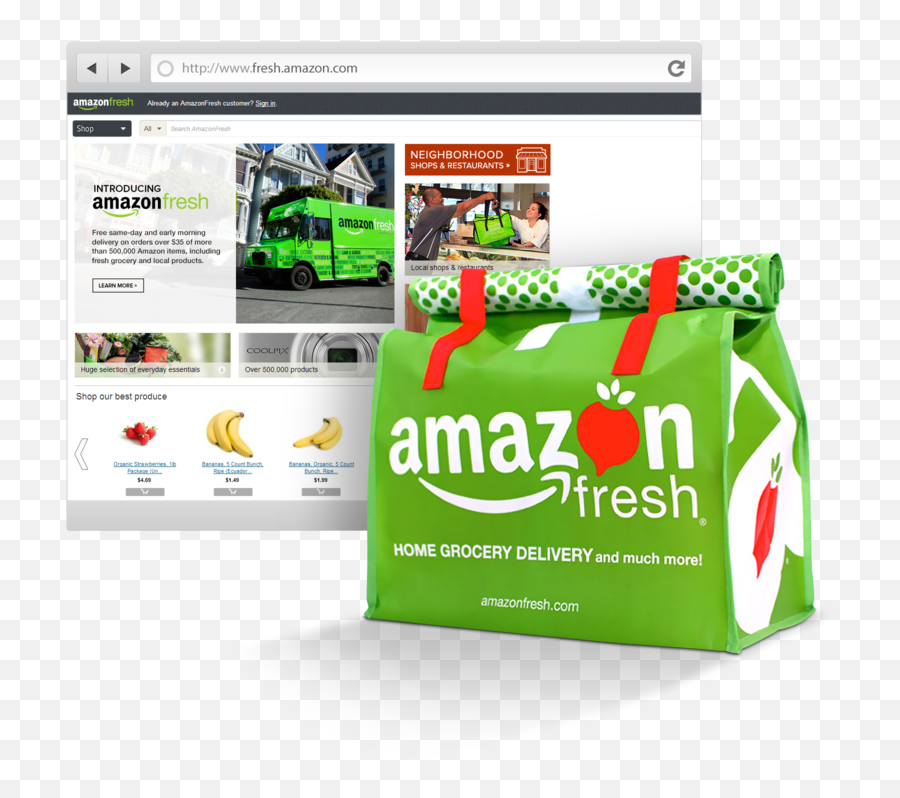 Amazon Fresh Png Picture - Amazon Grocery Delivery,Fresh Png