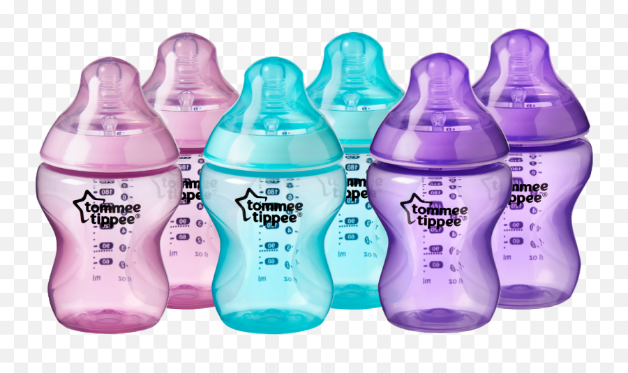 Closer To Nature Baby Bottles - Pack 6 Bottle Tommee Tippee Png,Baby Bottle Png