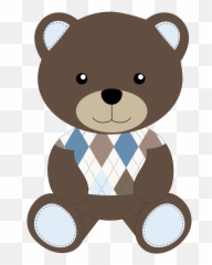 Baby Boy Vector Png Transparent - Teddy Bear Boy Vector,Oso Png