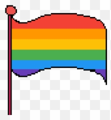 Editing Rainbow Flag - Free online pixel art drawing tool Lgbt Png