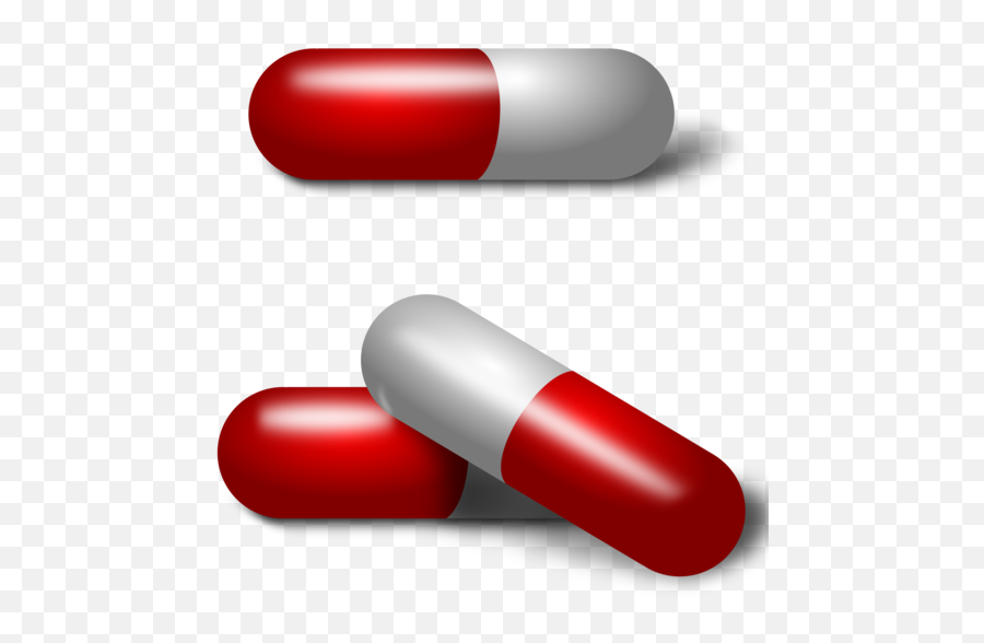 Drug Red Pill Png Clipart - 2 Pill Red And White,Red Pill Png