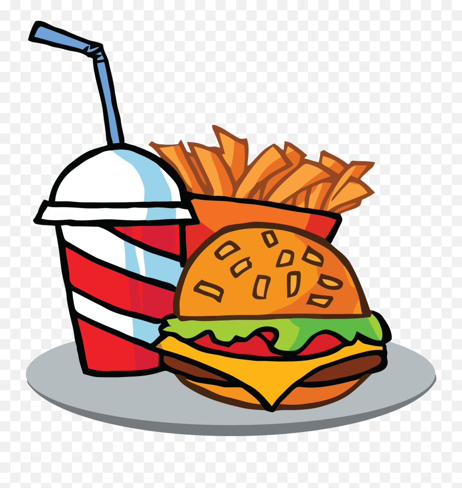 Text Images Music Video - Cartoon Burger And Fries Png,Burger And Fries Png