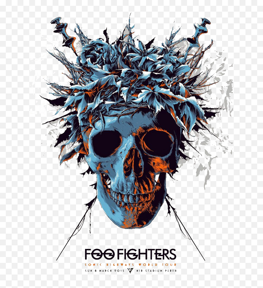 Download Sonic Australia Concert Poster Horror Tour Highways - Foo Fighters Adelaide Poster Png,Sonic Head Png