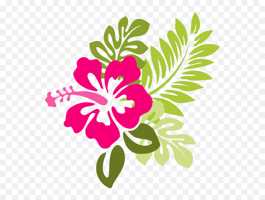 Hawaiian Flower Clip Art - Hibiscus Clip Art Png,Hawaii Png