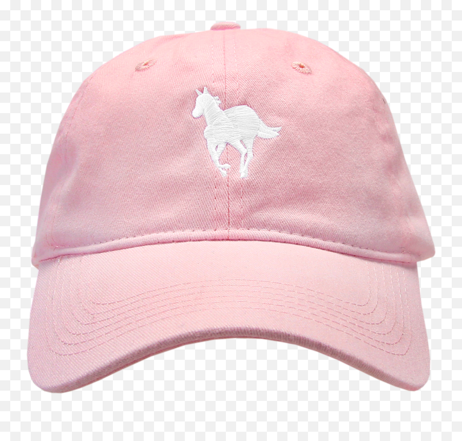 Download White Pony Pink Dad Hat - Stick And Ball Sports Png,Dad Hat Png