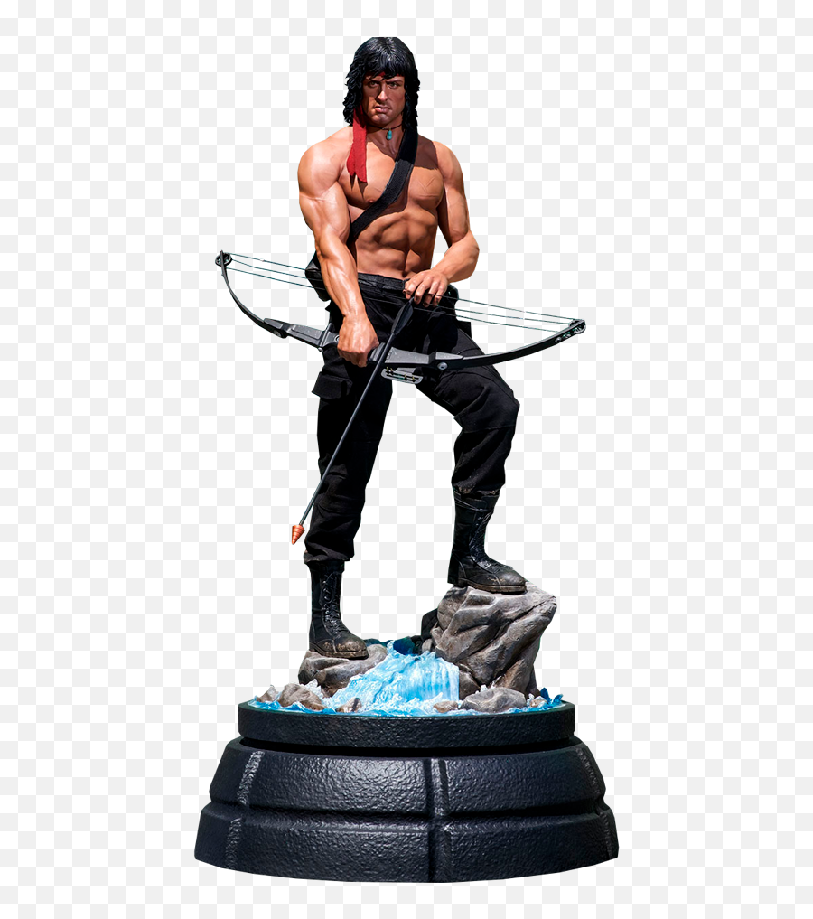 Rambo Statue By Pop Culture Shock - Rambo Statue Png,Rambo Png