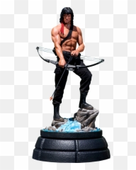 Rambo Statue By Pop Culture Shock - Rambo Statue Png,Rambo Png