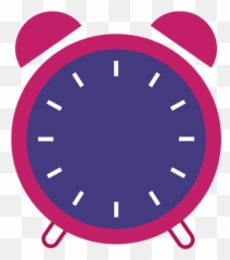 Free Online Clock Alarm Timing Red Vector For Designsticker - Icoon png