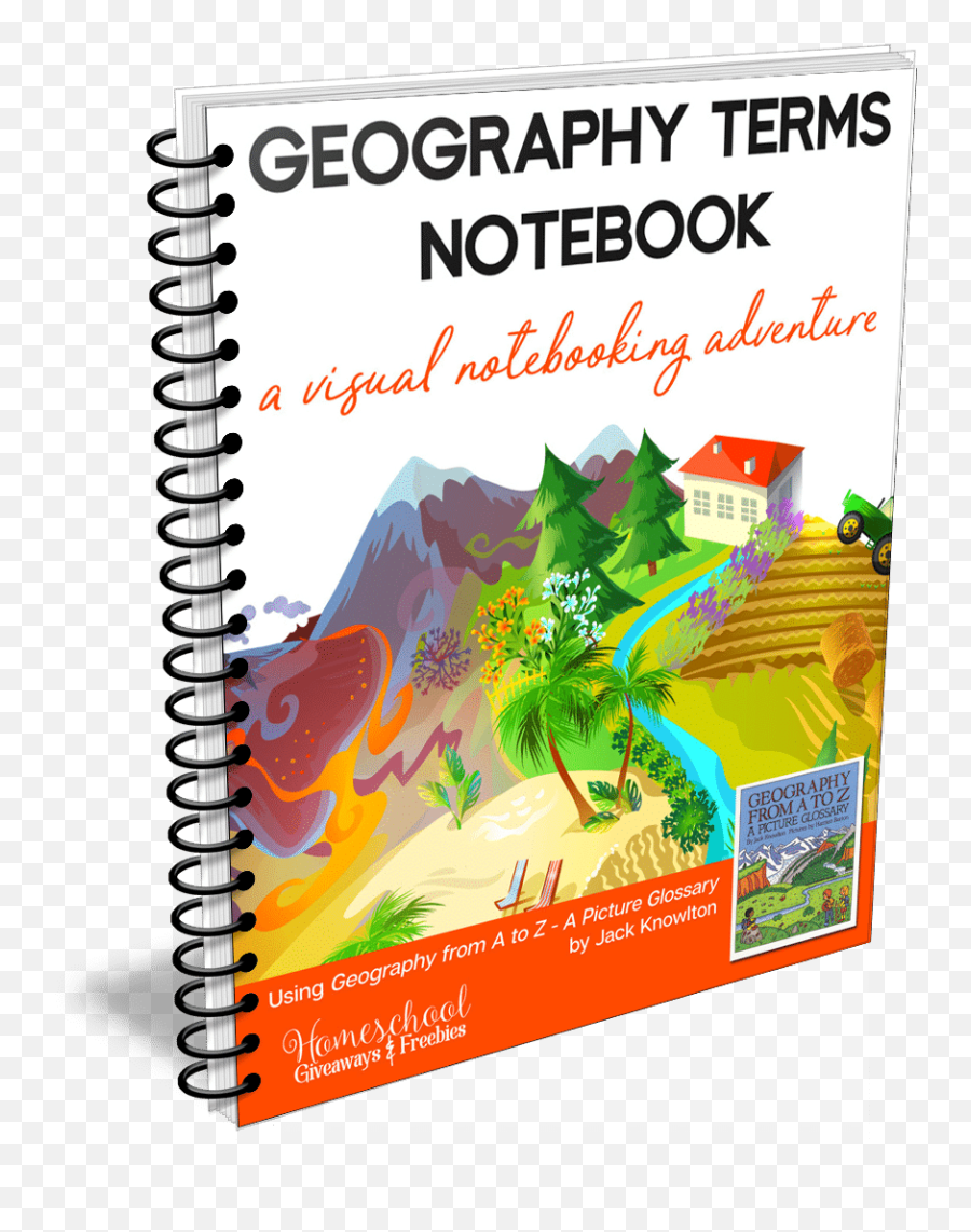 Geography Terms Notebook U2013 A Visual Notebooking Adventure - Shawn Neff Life Coach Png,Notebook Png