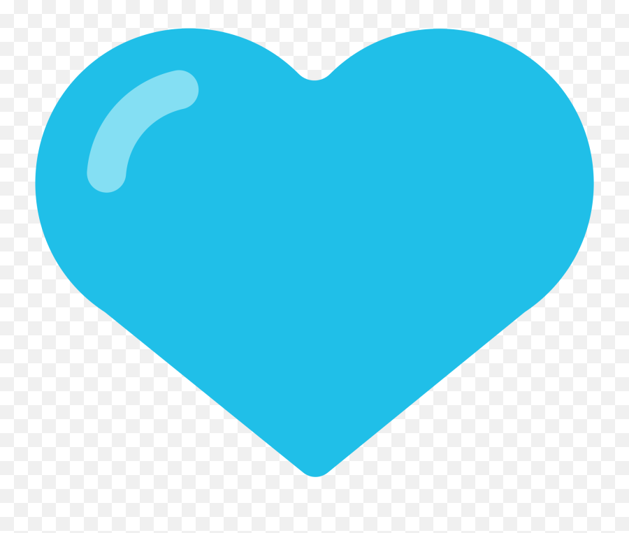 Blue Heart Id 7966 Emojicouk - Blue Love Heart Png,Emoji Hearts Png