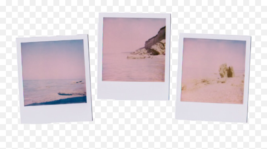 Beach Polaroid Sticker By U2022real Hot Boy Shitu2022 - Beach Polaroid Transparent Png,Polaroid Template Png