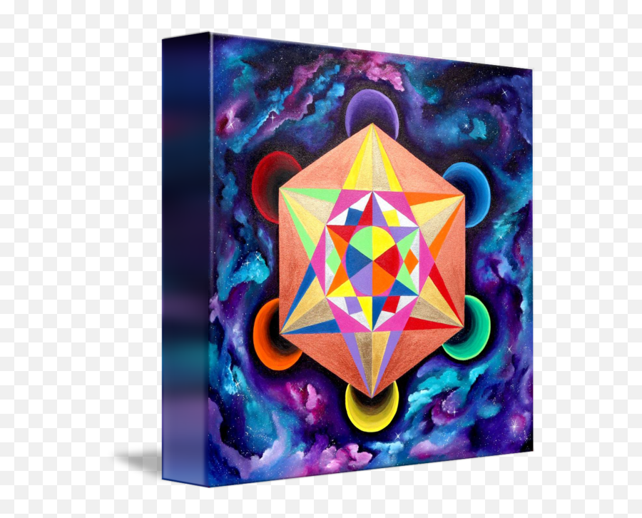 Metatrons Cube By Leo Mystic Magic - Cube Fire Png,Metatron's Cube Png