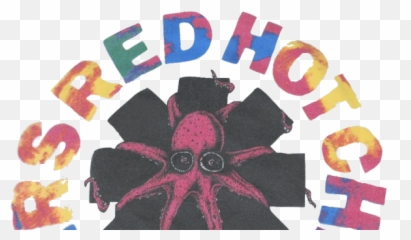 Red Hot Chili Peppers Tie Dye Logo - png