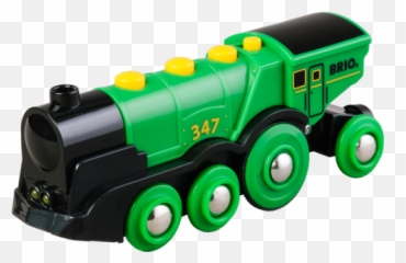 Brio 33593 Stort Actionlok Grönt Träleksaker - Brio Train png