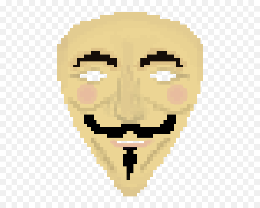 Guy Fawkes Mask I Just Made - Tiara Glass Black Clock Png,Guy Fawkes Mask Transparent