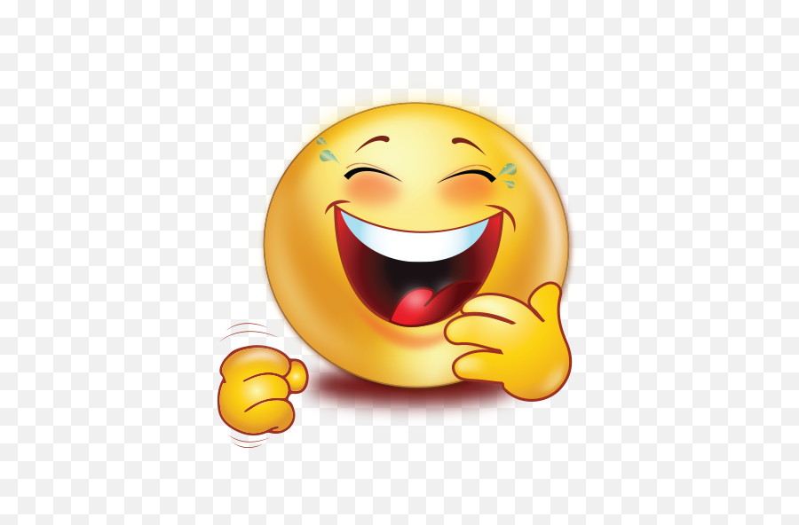 Crying Laugh Hand Gesture Emoji - Laughing Emoji Png,Laugh Cry Emoji ...