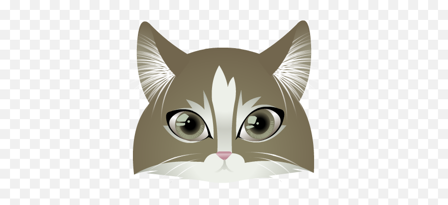 Cat Face By Terrible - Artist Fur Affinity Dot Net Domestic Cat Png,Cat Face Transparent