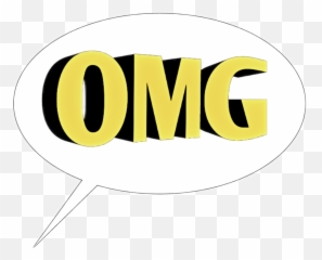 Omg Sticker - Circle Clipart Full Size 4486934 Language png
