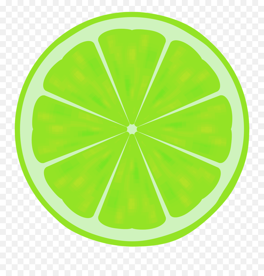 Lime Slices Clip Art Transparent Png - Lime Slice Clipart,Lime Slice Png