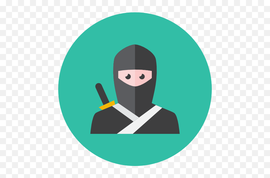 Ninja Icon - Ninja Icon Png,Samurai Icon