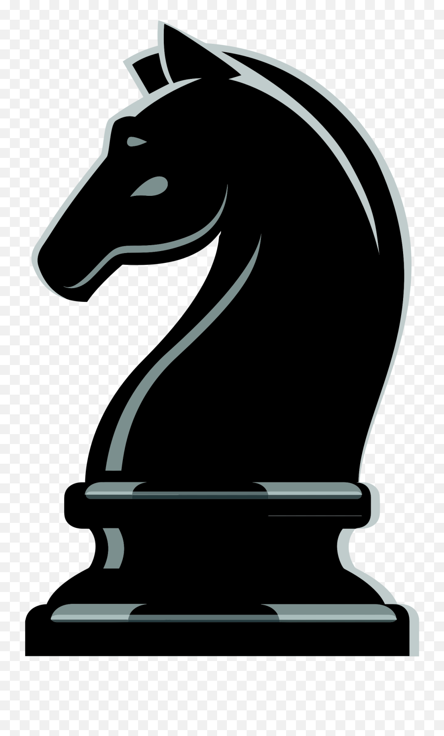 Free Knight Chess Piece Silhouette Download - Transparent Chess Knight Png,Black King Chess Icon