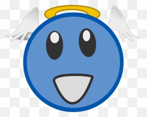 Angel Face Svg Vector Clip - Happy png