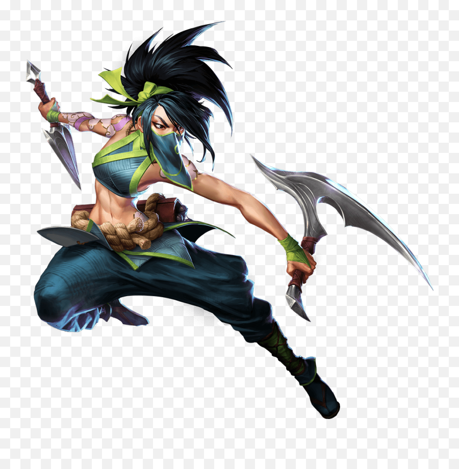 New Official Akali Art - Akali Render Png,League Of Legends Blood Moon Icon