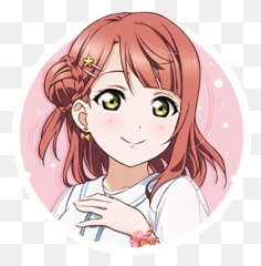 Pink Hair Anime Girl Icons - Ayumu Uehara Eyes Png,Cute Anime Girl Icon Tumblr