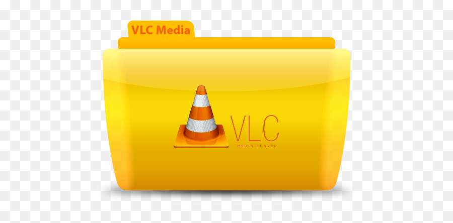 Vlc Folder File Free Icon Of - Vlc Folder Icon Png,Vlc Icon Png