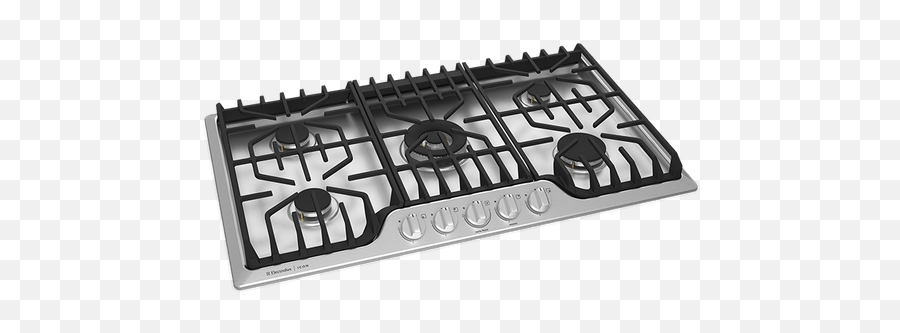 Cooktop Electrolux 5 Bocas Gci66 Icon Turbo Flame E Trempes De Ferro Fundido Inox Bivolt - Electrolux Cooktop 5 Bocas Inox Png,Electrolux Icon Gas Range