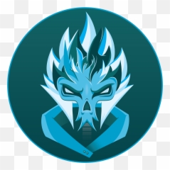 Blue Fire Skull Icon Behance - Museum Park png
