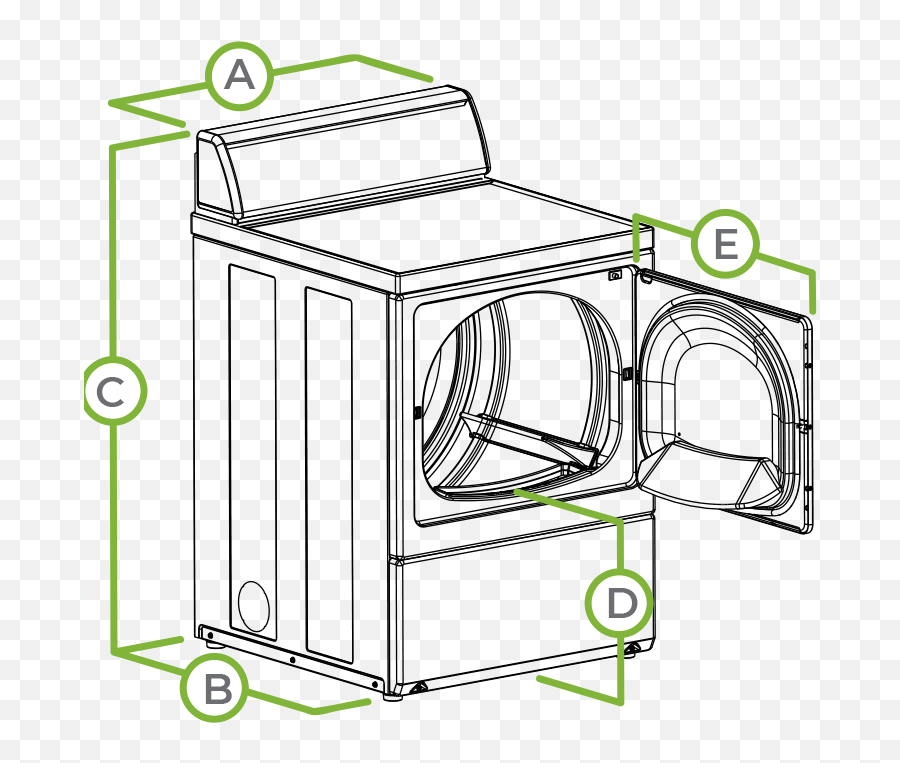 Opl Rear Control Dryer - Atlas Laundry Commercial Laundry Png,Opl Icon