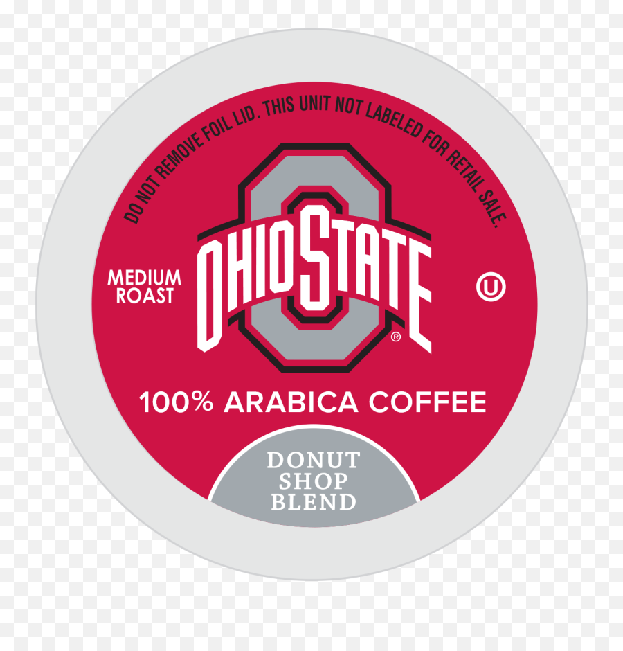 Ohio State University Donut Shop Blend Medium Roast 42 Count Single Serve Coffee Pods For Keurig K - Cup Brewers Das Dutchman Essenhaus Png,Ohio State Buckeyes Icon