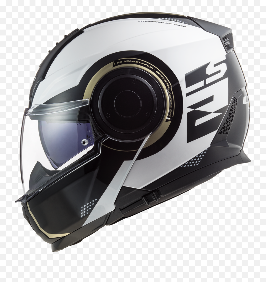 Ls2 Ff902 Scope Arch Motorcycle Helmet White - Motorcycle Helmet Png,Icon Motorcycle Jacket Review