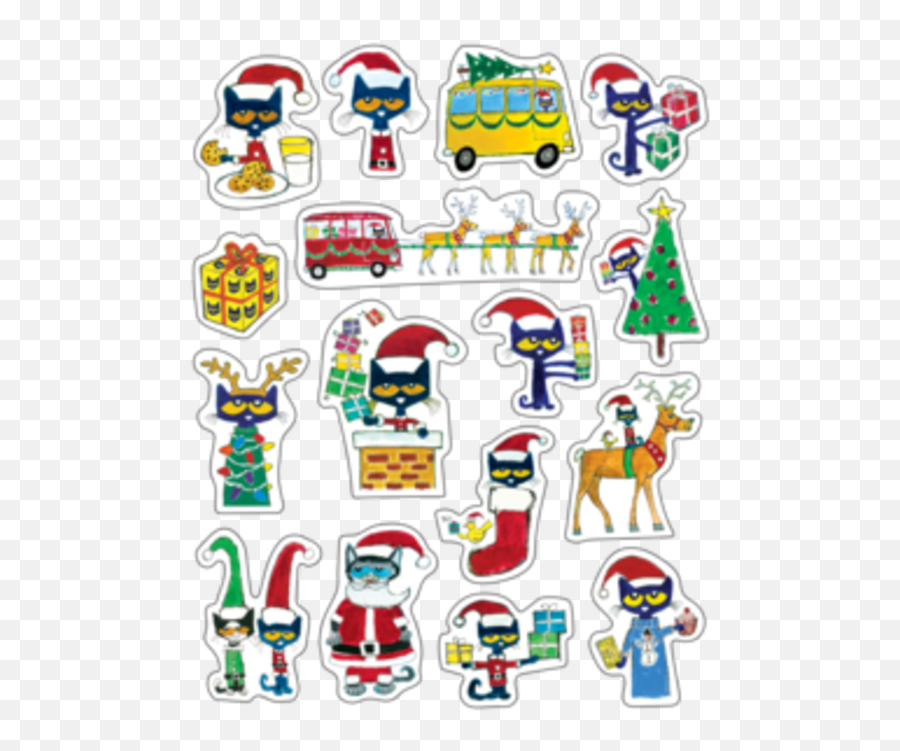Of Pete The Cat Groovy Shoes Stickers - Christmas Stickers Png,Pete The Cat Png