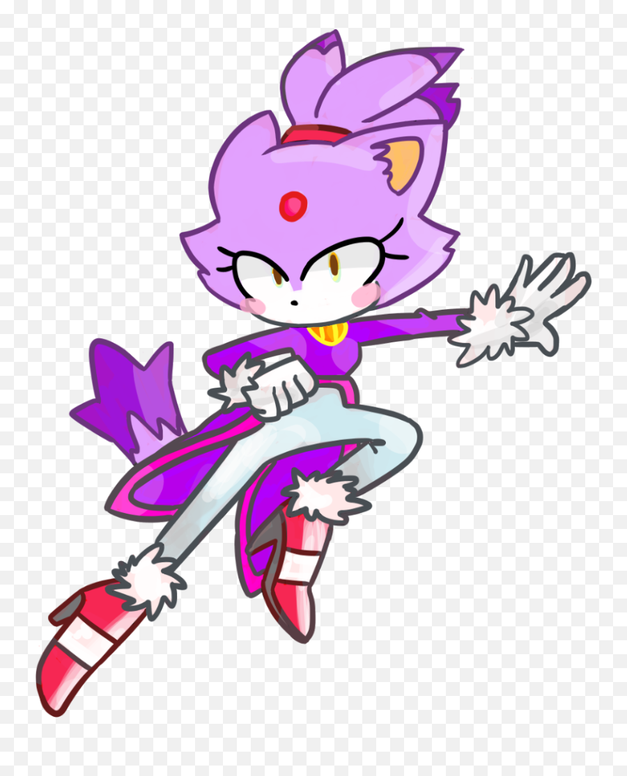 Blaze The Cat Cats Kawaii Art Blazed - Fictional Character Png,Amy Rose Icon