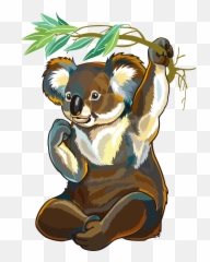 Download Vector Australia Animals Of Platypus Raccoon Koala - Vector Free Australian Animals Png,Koala Png