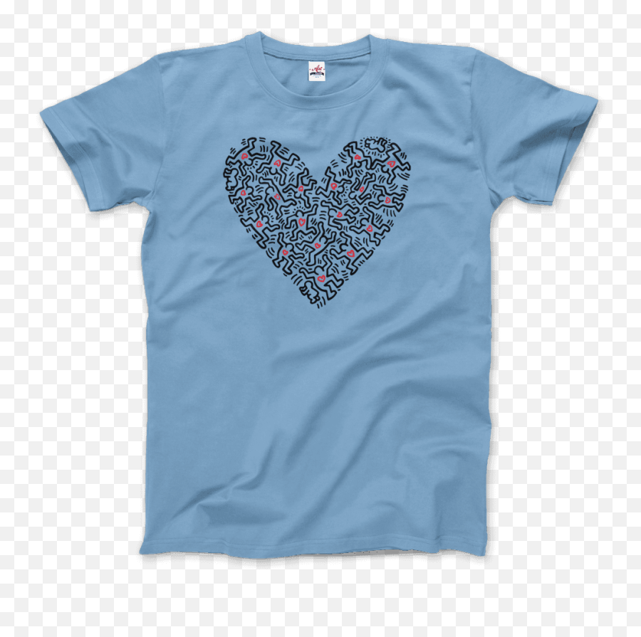 Art - Orama Keith Haring Heart Of Men Icon Series Street Keith Haring Dog Logo Shirt Png,Men Women Icon