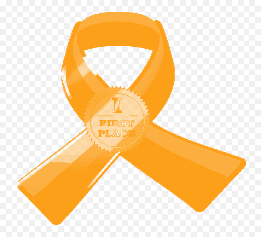Golden Ribbon Png Photo Arts - Portable Network Graphics,Orange Ribbon Png
