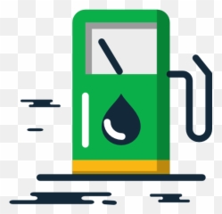 Gas Station Gasoline Energy Petrol Fuel Icon - Vertical png